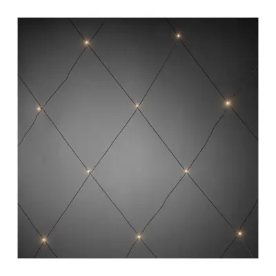 Ljusnät 64 varmvita LED 2x2m IP44