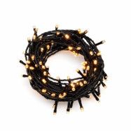 Ljusslinga 120 amber LED svart