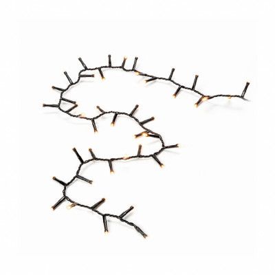 Ljusslinga cluster 400 amber LED