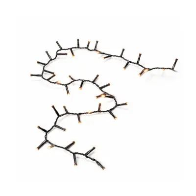 Ljusslinga cluster 400 amber LED