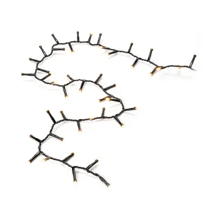 Ljusslinga cluster 600 amber LED