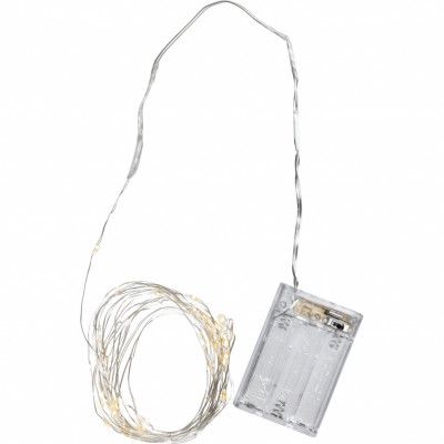 Ljusslinga Dew Drop, silver