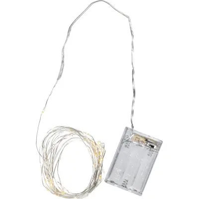 Ljusslinga Dew Drop, silver