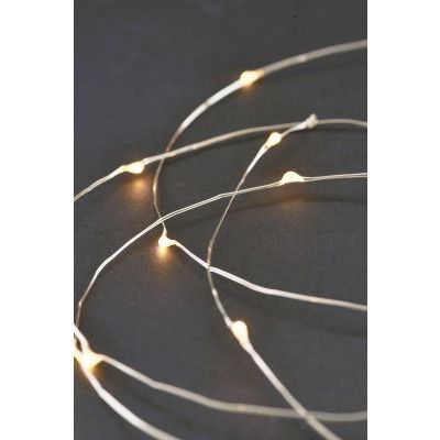 Ljusslinga String 10 m, Silver