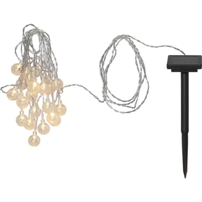 Solcellsslinga Globini 2cm, Transparent