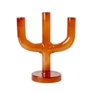 Kandelaber Tavio glas Amber