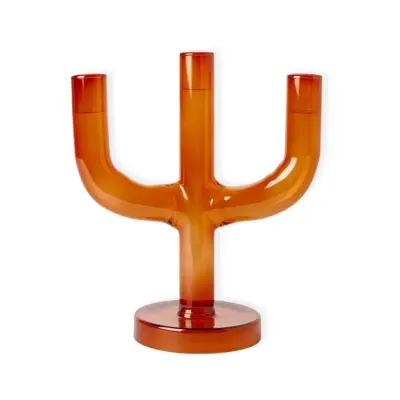 Kandelaber Tavio glas Amber
