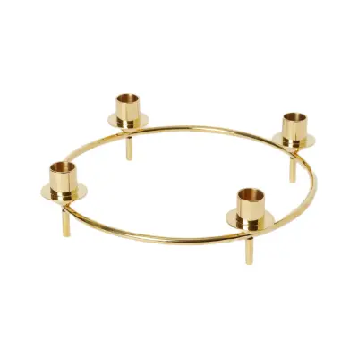 Adventsljusstake Mano guld