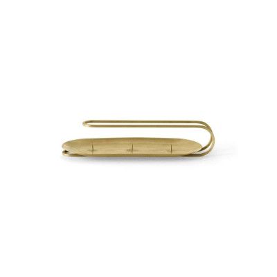 Audo Copenhagen - Clip Ljusstake Bord 3-Arm H5 Brass
