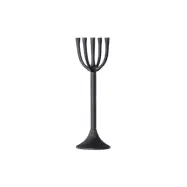 BEPUREHOME Reach ljush&aring;llare, med plats f&ouml;r 5 ljus - svart aluminium