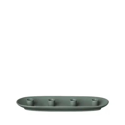 Blomus - Vela Ljusstake Oval Agave Grön