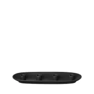Blomus - Vela Ljusstake Oval Svart