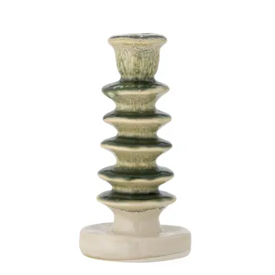 BLOOMINGVILLE Cole ljusstake, grön, stengods