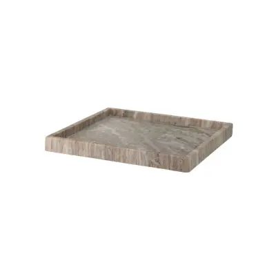 Bloomingville - Majsa Bricka L35 Brown Marble
