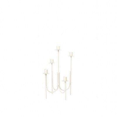 BROSTE COPENHAGEN Farri ljusstake - varmt ljusgrått järn