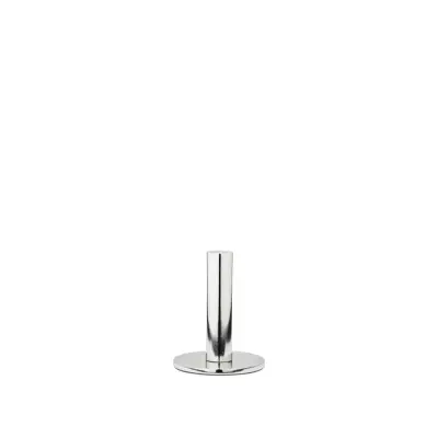 BROSTE COPENHAGEN Maro ljusstake - silverfinish aluminium (H:9,5)