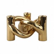 Cooee Design Lykke Three ljusstake Gold