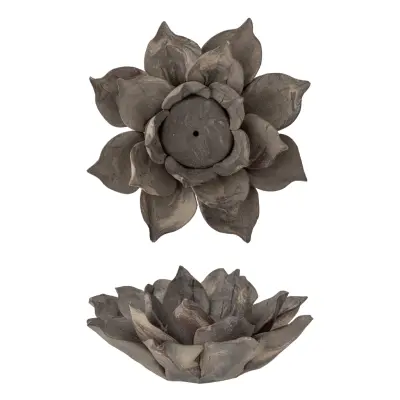 CREATIVE COLLECTION Eira värmeljushållare, brun, stengods