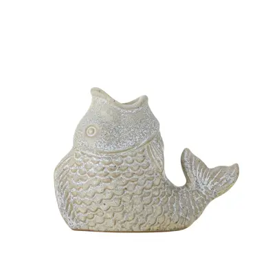 CREATIVE COLLECTION Hiro ljusstake, grå, stengods