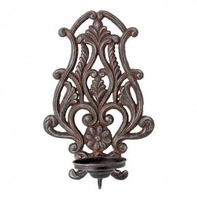 CREATIVE COLLECTION Renee Ljusstake Vägg, Grå, Metall