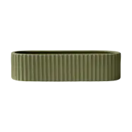 DBKD Stripe ljusstake 30 cm Green