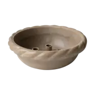 DBKD Twine plate ljusstake Ø30 cm Beige