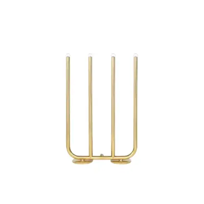 December 4 ljusstake, mässing glans 36 cm