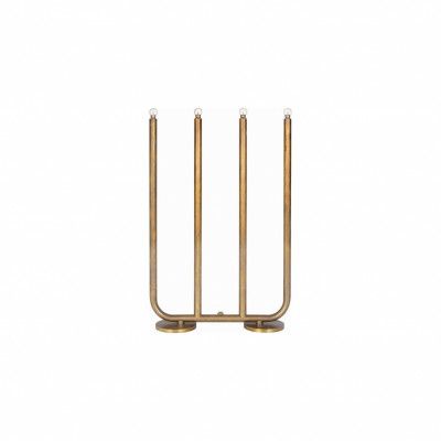 December 4 ljusstake, råmässing 36cm