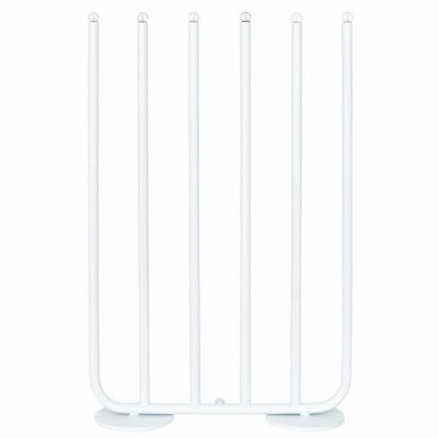 December snö 6 ljusstake, mattvit 50cm