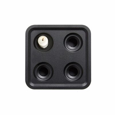 Ljusstake Stumpastaken 4 Ljus Svart