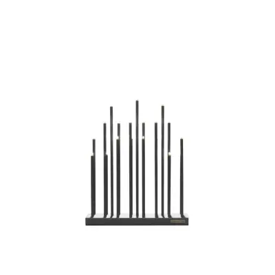 Elflugan adventsljusstake, antracit 36cm