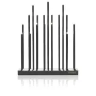 Elflugan Grande adventsljusstake, antracit 58cm