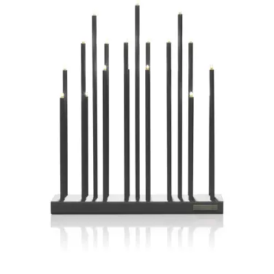 Elflugan Grande adventsljusstake, antracit 58cm