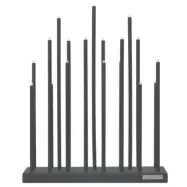 Elflugan Grande antracit