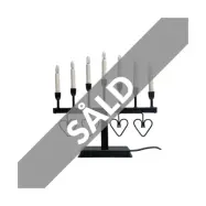 Elljusstake 7-arm, svart