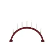Elljusstake båge 7, mörkröd