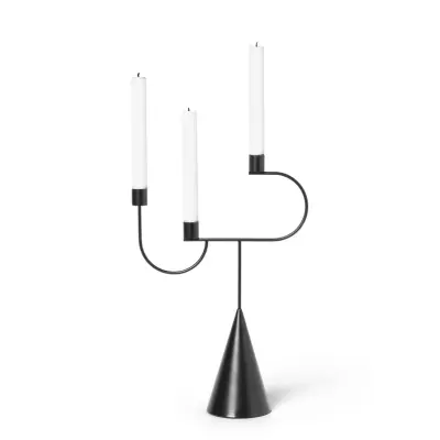 ferm LIVING - Avant Candelabra Black