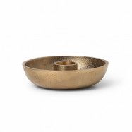 ferm LIVING Bowl ljusstake Ø10 cm Mässing