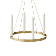 ferm LIVING - Circle Ljusstake Large Brass