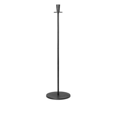 ferm LIVING - Hoy Casted Candle Holder Tall Black
