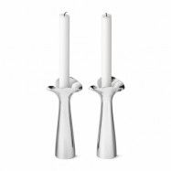 Georg Jensen Bloom Botanica ljusstake 2-pack Rostfritt stål