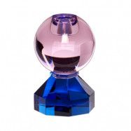 Hübsch - Gem Candlestick Pink/Blue