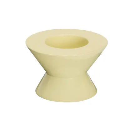 Hübsch - Två ljusstakar, gula, Ø 8 cm –