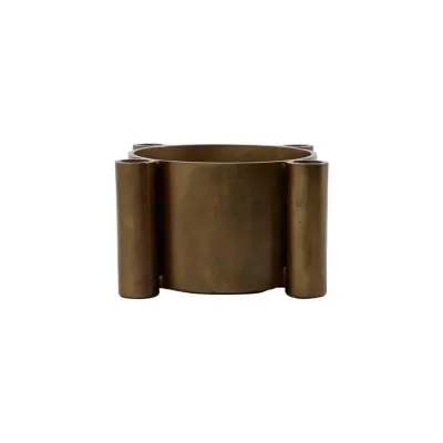 House Doctor - Four Ljusstake Antique Brass