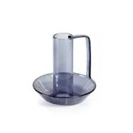 LAFORMA Yumalay ljusstake - bl&aring;tt glas