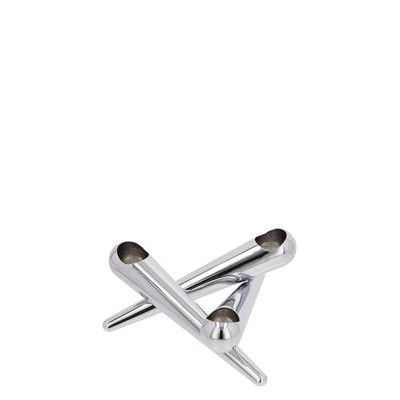 Ljusstake Bonfire 3 Armar Krom