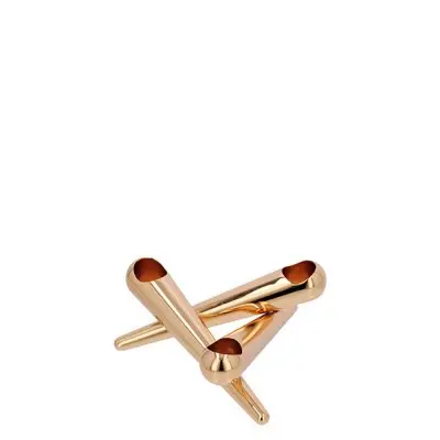 Ljusstake Bonfire 3 Armar Roséguld