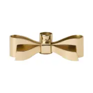 Ljusstake Bow låg Guld