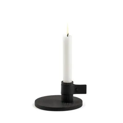 Ljusstake Bright Light Big 12 cm Svart