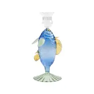 Ljusstake Fish Blå